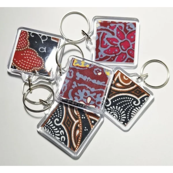 Acrylic Batik Keychain
