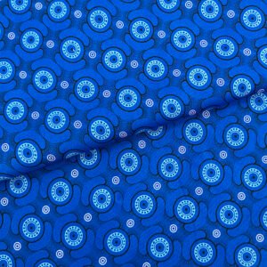 Popular African Market Custom Pattern Pagne African Wax Print Fabric 100% Polyester 70-110GSM