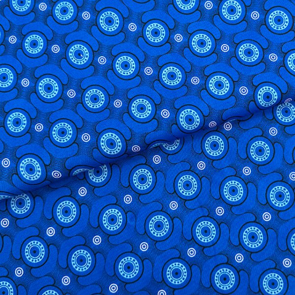 Popular African Market Custom Pattern Pagne African Wax Print Fabric 100% Polyester 70-110GSM