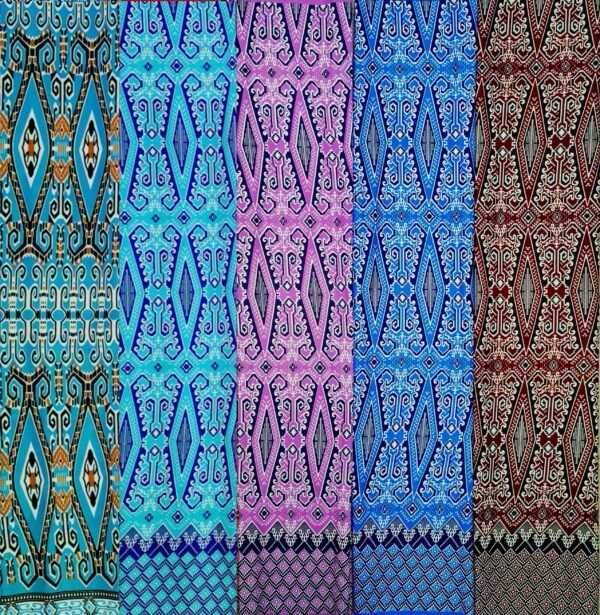 Polyester Printed Batik Sarong Skirt Lungi for Myanmar Cambodia Thailand
