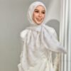 Custom Plaid Dot Cotton Voile Hijab Bawal Scarf Eco-Friendly Breathable All Seasons Factory Direct