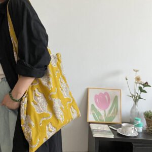 Encounter New Spring Collection Eco-Friendly Korean Style Simple Cloth Bag – Indian Traditional Batik Cotton Shoulder Bag