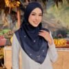 Hd413420afe654aa0a4fa14d40ff428941 Custom Logo Premium Bawal Solid Color Satin Gauze Square Hijab Tudung Muslim Scarf Malaysia