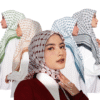 Wholesale Custom Cotton Voile Hijab Soft Lightweight Premium Scarf Low MOQ Islamic Women