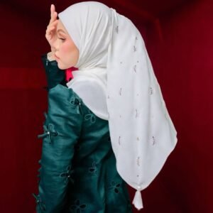 Hede0db2bf3f84668a952a5777a11f48bE Luxury Rhinestone Dot Square Hijab Scarf Non-Woven Breathable Eco-Friendly Islamic Headscarf for Women Custom Design