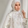 Custom Plaid Dot Cotton Voile Hijab Bawal Scarf Eco-Friendly Breathable All Seasons Factory Direct
