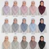 Hf95e7f64257a482e8f952d2bd00d51460 Wholesale Custom Size Square Plain Hijab Scarf Personalized Malaysian Muslim Women Headscarf Shawl