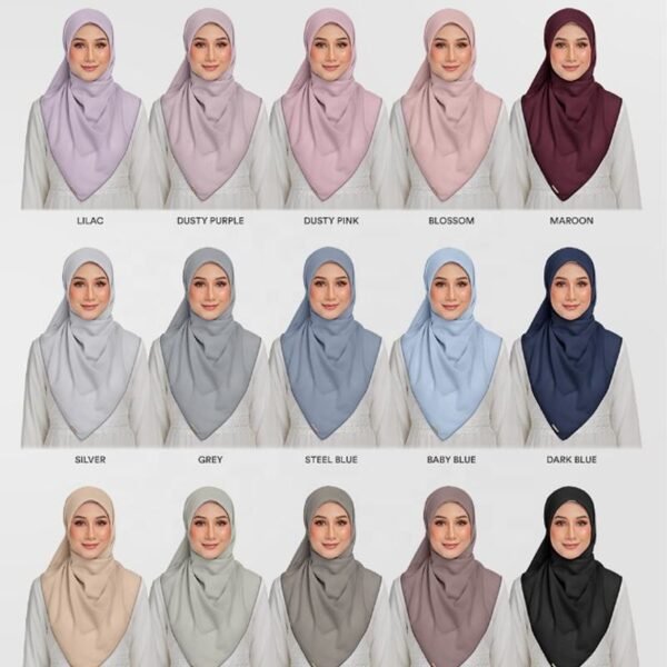 Hf95e7f64257a482e8f952d2bd00d51460 Wholesale Custom Size Square Plain Hijab Scarf Personalized Malaysian Muslim Women Headscarf Shawl