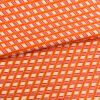 Orange Microfiber Pigment Printing Fabric 65GSM African Market Printed Fabric