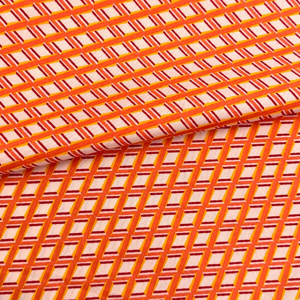 Orange Microfiber Pigment Printing Fabric 65GSM African Market Printed Fabric