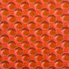 Orange African Wax Fabric 100% Polyester Batik Printed Wax Fabric