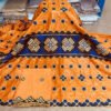 High Quality African Bazin Brodé TB4001 100% Cotton Bazin Fabric Premium Textile