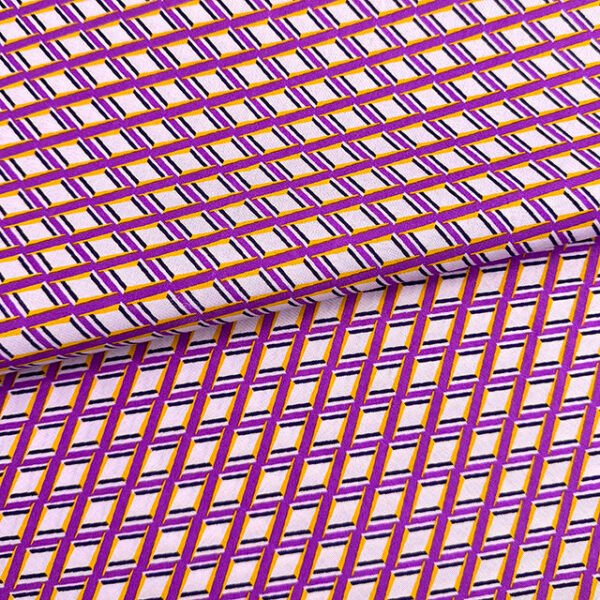 Purple Microfiber Pigment Printing Fabric 65GSM African Market Printed Fabric