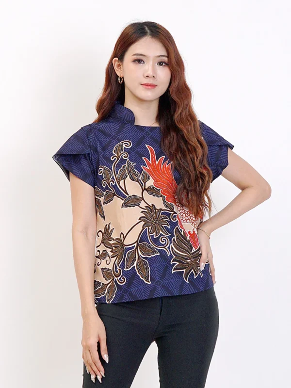 Premium Women's Batik Blouse Fashion Top