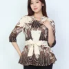 Premium Women's Batik Workwear Top