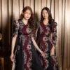 KATUN HERFIT Alifah Midi Batik Dress Combined with Stretch Cotton