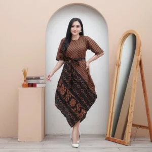Premium Pointed Batik Dress for Women