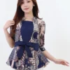 Premium Women's Batik Workwear Top