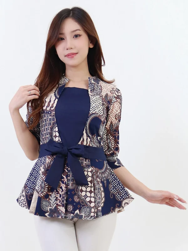 Premium Women's Batik Workwear Top