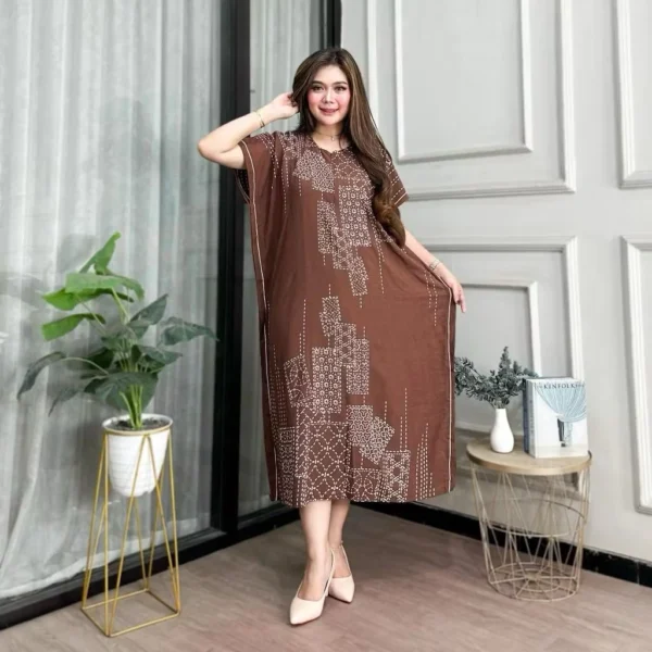 Premium Daster Lowo Roro Jumbo Rayon Batik Night Dress