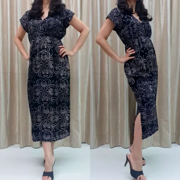 Premium Manohara Long Batik Dress