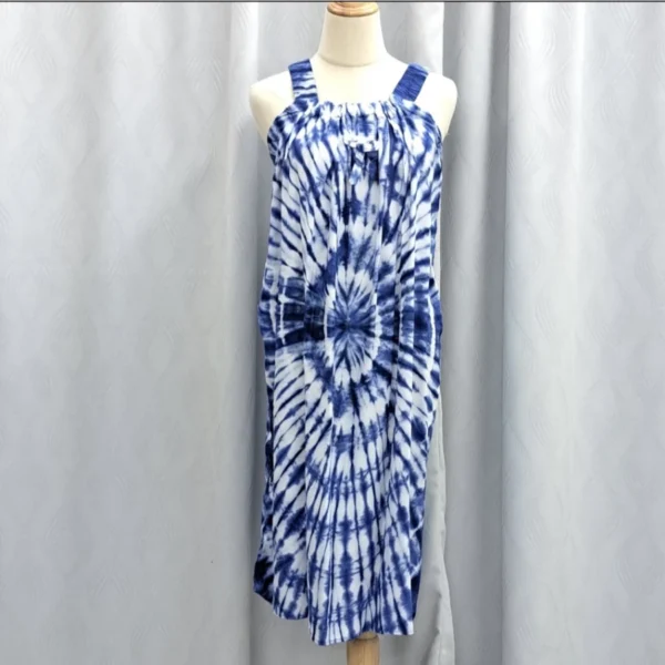 Night Dress Strap Tie-Dye / Daster Baju Tidur Tie-Dye Kain Rayon