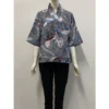Calla Batik Women Blouse Top V-Neck