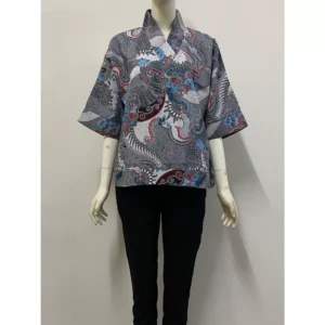 Calla Batik Women Blouse Top V-Neck