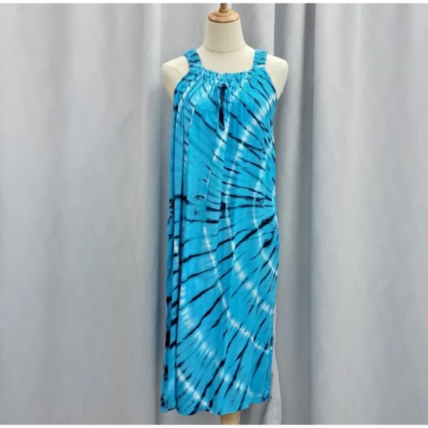 Night Dress Strap Tie-Dye / Daster Baju Tidur Tie-Dye Kain Rayon