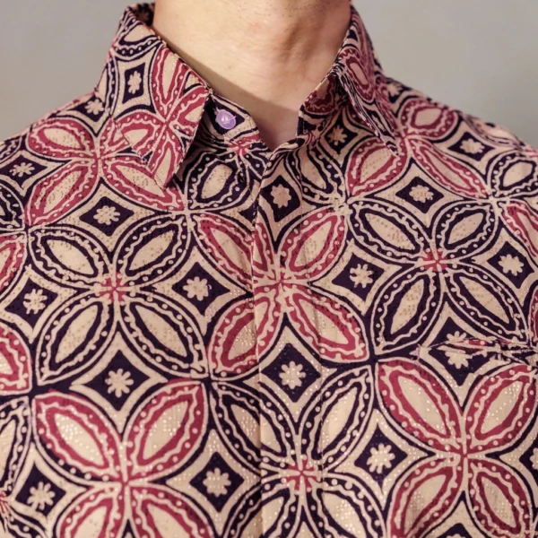 sg-11134201-7rdwa-mc32xf0jqhx5c7.webp Premium Kemeja Bitawa – Mandalas Men’s Short Sleeve Batik Shirt