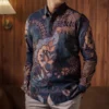 sg-11134201-7renv-m25k7fzlrnme51.webp Premium Kemeja Mandalas Khandra – Men’s Long Sleeve Batik Shirt