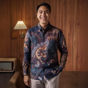 Premium Kemeja Mandalas Khandra – Men’s Long Sleeve Batik Shirt