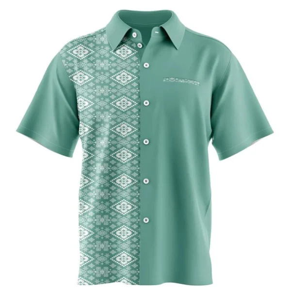 Premium Men’s Short-Sleeve Batik Shirt – New Design Exclusive Pattern