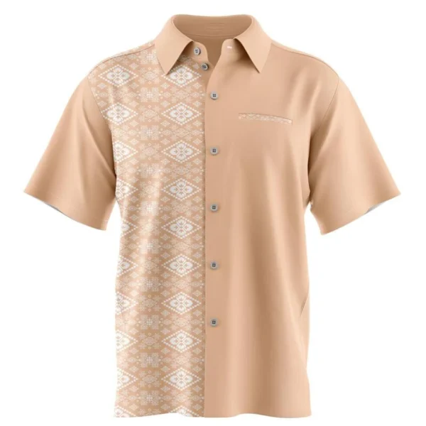 Premium Men’s Short-Sleeve Batik Shirt – New Design Exclusive Pattern