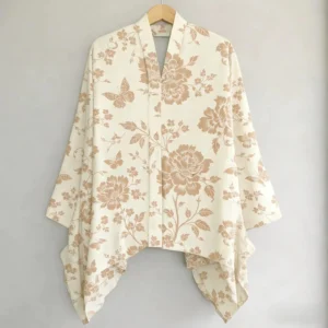 Women's Vacation Floral Print Shirt – V-Neck Retro Style Casual Top