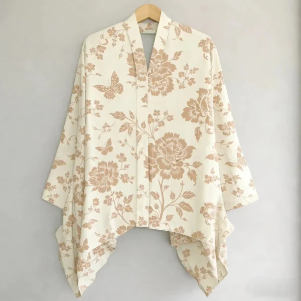 Women's Vacation Floral Print Shirt – V-Neck Retro Style Casual Top