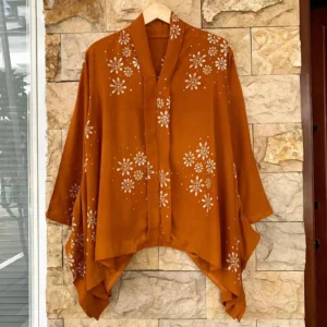PARIS KARTINI OCTOPUS BATIK BLOUSE TOP – Original Solo Batik Modern Kebaya Blouse