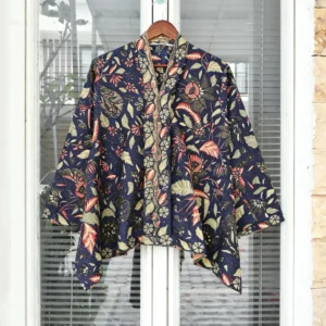 Premium Batik Kebaya Top – Trendy Office Wear for Women