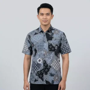 KAMDAR Batik Wira Reg Fit Cotton Batik Kemeja
