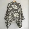 Women's Vacation Floral Print Shirt – V-Neck Retro Style Casual Top