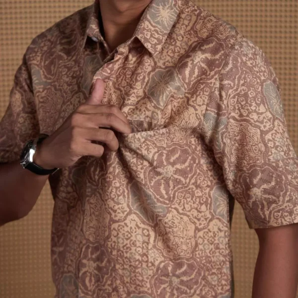 sg-11134201-822xh-mi4d3lcydwjo9a.webp Premium Kemeja Mazen – Mandalas Men’s Short Sleeve Batik Shirt