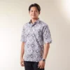 KEMEJA Poslen – Mandalas Premium Men's Short Sleeve Batik Shirt