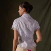 Mandalas Women's Kebaya Top Outer Tencel Jacquard Modern Embroidery