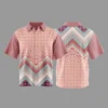 Leisure Sublimation Batik Shirt – New Arrival Exclusive Batik Pattern Men's Short Sleeve Shirt