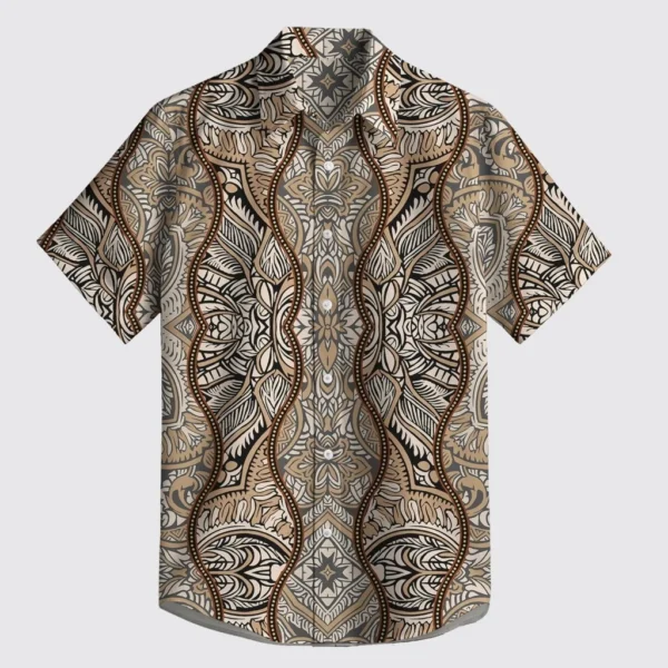 sg-11134202-823or-mogsufmm53pqd5.webp Premium Men's Vintage Batik Floral Print Short Sleeve Shirt