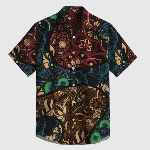 sg-11134202-823rf-mogsugudl7v2bb.webp Premium Men's Vintage Batik Floral Print Short Sleeve Shirt